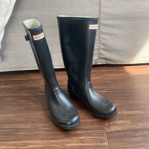 Black Hunter Huntress Boots Size 9
